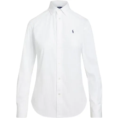Classic Poplin Shirt by Ralph Lauren , female, Sizes: M, XS, 2XL - Polo Ralph Lauren - Modalova