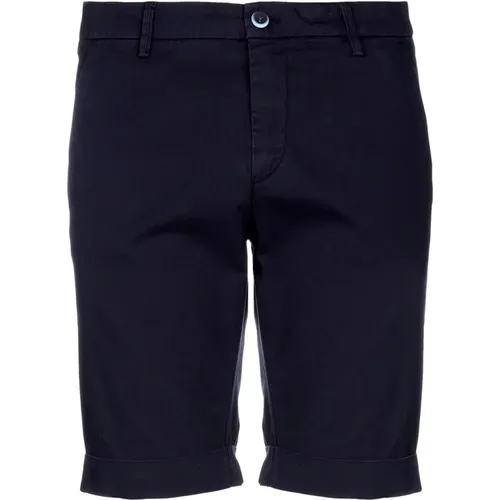 Marineblaue Bermuda-Shorts , Herren, Größe: 2XL - Mason's - Modalova