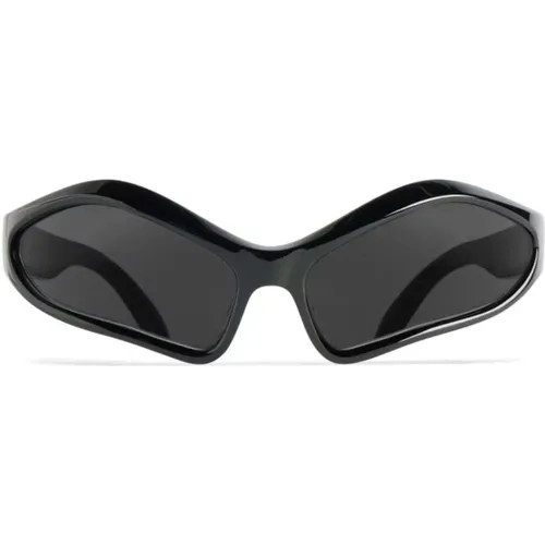 Fennec Oval Sunglasses , female, Sizes: ONE SIZE - Balenciaga - Modalova