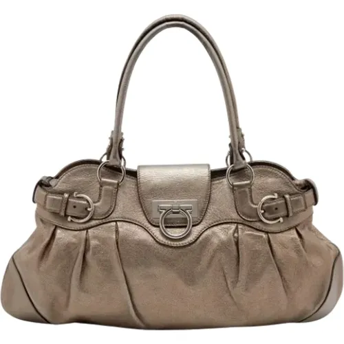 Pre-owned Leather handbags , female, Sizes: ONE SIZE - Salvatore Ferragamo Pre-owned - Modalova