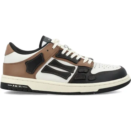 Black Brown Low-Top Sneakers , male, Sizes: 7 UK, 6 UK - Amiri - Modalova