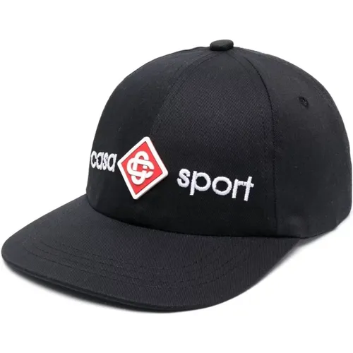 Logo Cap für sportlichen Stil , Herren, Größe: ONE Size - Casablanca - Modalova