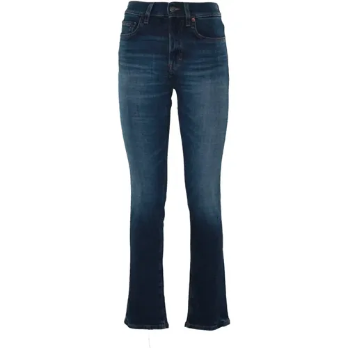 Denim Jeans mit Gürtelschlaufen , Damen, Größe: W30 - Haikure - Modalova