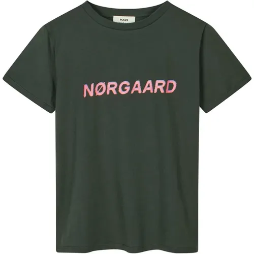 Cool Logo Print Trenda T-Shirt Unexplored , female, Sizes: XL, XS, 2XL, L, M, S - Mads Nørgaard - Modalova