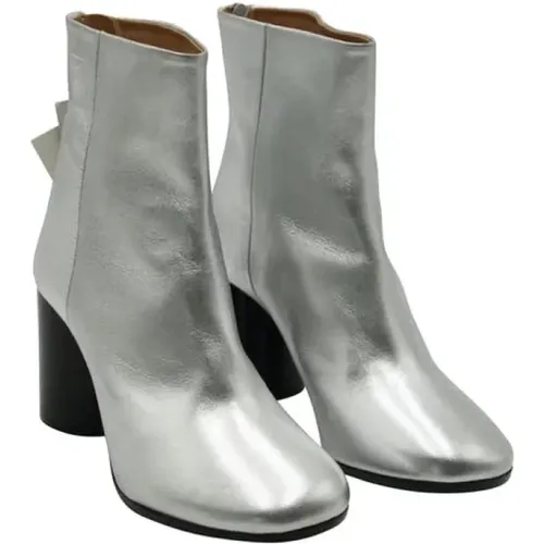 Pre-owned Leather boots , female, Sizes: 5 UK - Maison Margiela Pre-owned - Modalova