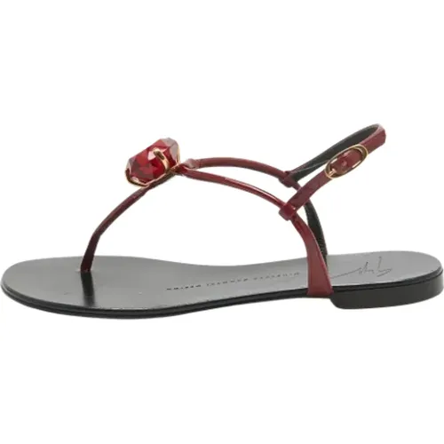 Pre-owned Leder sandals , Damen, Größe: 37 EU - Giuseppe Zanotti Pre-owned - Modalova