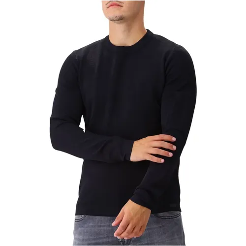 Blauer Strickpullover Genti - Genti - Modalova