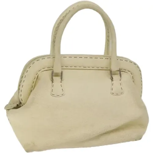 Pre-owned Cotton handbags , female, Sizes: ONE SIZE - Fendi Vintage - Modalova