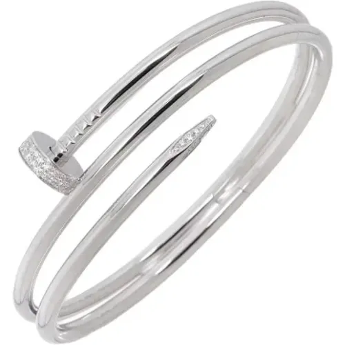 Pre-owned White Gold bracelets , female, Sizes: ONE SIZE - Cartier Vintage - Modalova