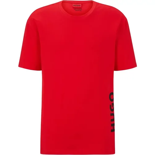 Herren Stylisches Bio-Baumwoll T-shirt , Herren, Größe: M - Hugo Boss - Modalova