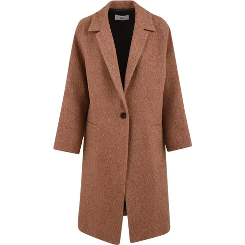 Front Button Coats , female, Sizes: S - Solotre - Modalova