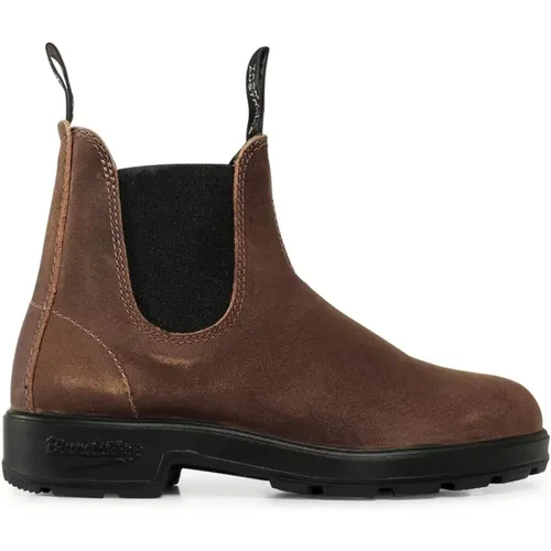 Suede Boots Comfort Style , male, Sizes: 8 1/2 UK, 6 UK, 7 UK, 13 1/2 UK, 8 UK, 4 1/2 UK, 4 UK, 3 UK, 5 UK, 7 1/2 UK, 9 1/2 UK, 12 UK, 3 1/2 UK, 10 UK - Blundstone - Modalova