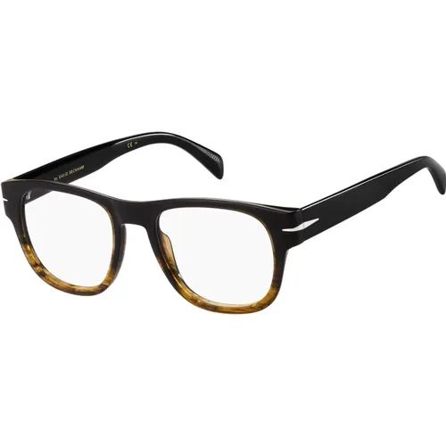 DB 7025 Sonnenbrille in Dunkelbraun Verlaufend , unisex, Größe: 52 MM - Eyewear by David Beckham - Modalova
