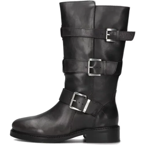 Stylische Bikerstiefel , Damen, Größe: 39 EU - Bronx - Modalova