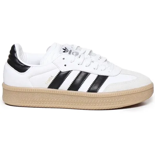 Leder-Sneaker mit Gummisohle , Herren, Größe: 41 EU - adidas Originals - Modalova