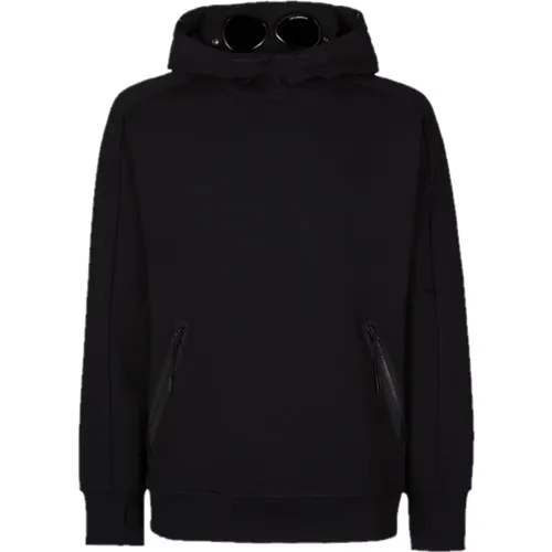 Diagonal Fleece Goggle Hoodie Style , Herren, Größe: XL - C.P. Company - Modalova