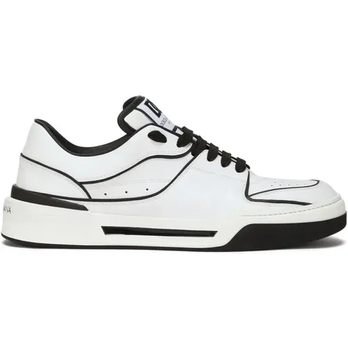 White Sneakers with Logo Patch , male, Sizes: 5 UK, 6 UK, 11 UK, 10 UK, 7 UK, 6 1/2 UK, 7 1/2 UK - Dolce & Gabbana - Modalova