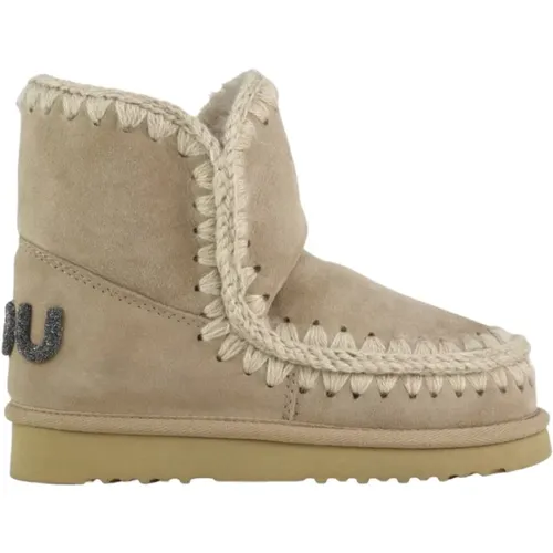 Glitter Logo Eskimo Winter Boots , female, Sizes: 5 UK, 3 UK, 4 UK, 6 UK, 7 UK - Mou - Modalova