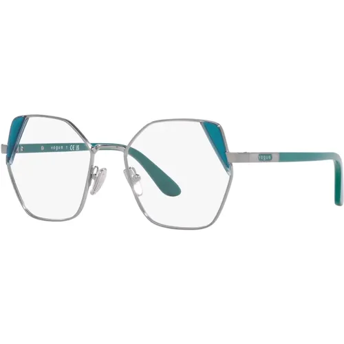 Ruthenium Eyewear Frames,Silver Eyewear Frames - Vogue - Modalova