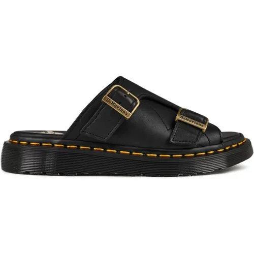 Dayne Sandals - Leather Sliders , male, Sizes: 3 UK - Dr. Martens - Modalova