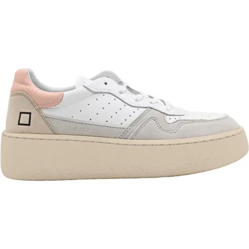 White Pink Sneakers , female, Sizes: 8 UK - D.a.t.e. - Modalova