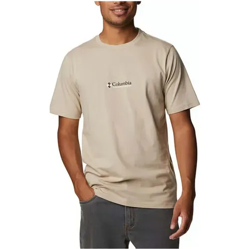 Basic Logo T-shirt , Herren, Größe: S - Columbia - Modalova