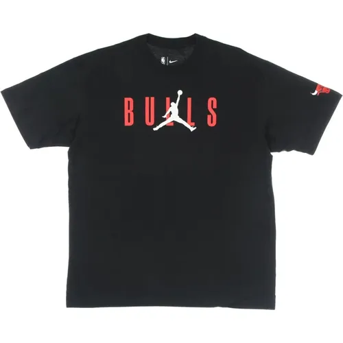 NBA Courtside Statement Tee Chicago Bulls , Herren, Größe: XL - Jordan - Modalova