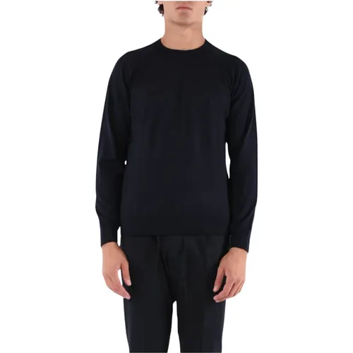 Regular Fit Wool Sweater , male, Sizes: L, XL, 2XL, M - Paolo Pecora - Modalova