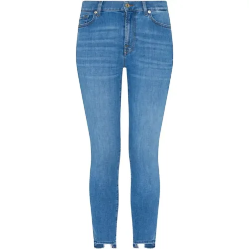 Skinny Jeans , Damen, Größe: W27 - 7 For All Mankind - Modalova