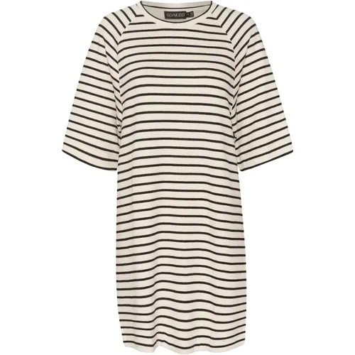 Striped Slingo Dress , female, Sizes: L, 2XL, S - Soaked in Luxury - Modalova