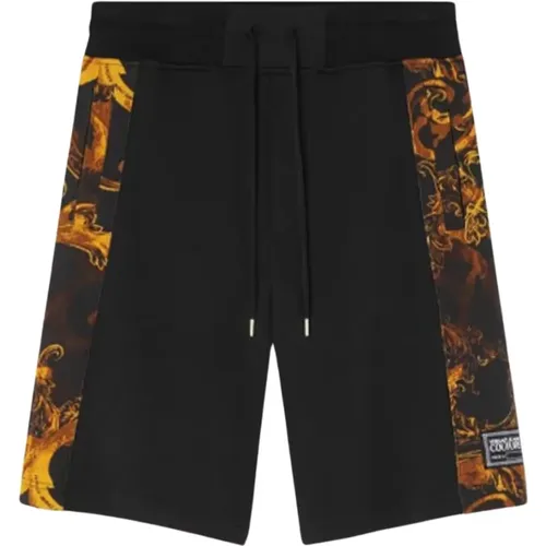 Watercolor Couture Shorts , male, Sizes: S - Versace Jeans Couture - Modalova