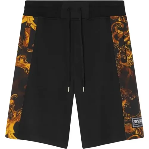 Watercolor Couture Shorts , male, Sizes: XS, S, M - Versace Jeans Couture - Modalova