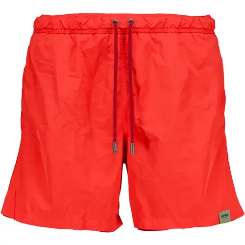 Basic Rote Badehose , Herren, Größe: M - Aspesi - Modalova