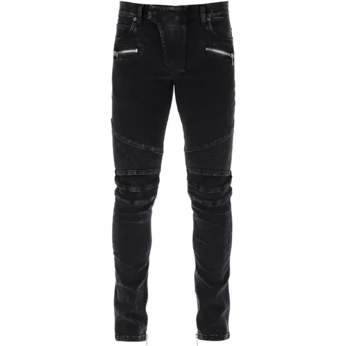 Jeans , Herren, Größe: W32 - Balmain - Modalova