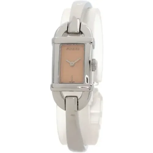 Pre-owned Stainless Steel watches , female, Sizes: ONE SIZE - Gucci Vintage - Modalova