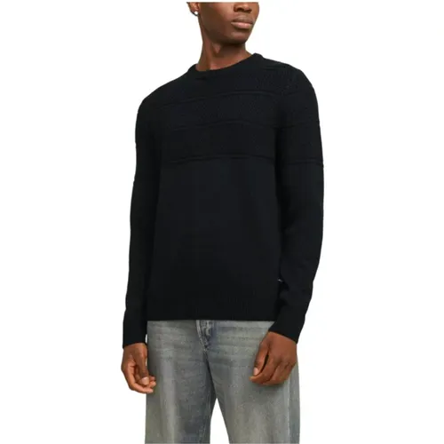 Weicher Strickpullover mit Rundhalsausschnitt - jack & jones - Modalova