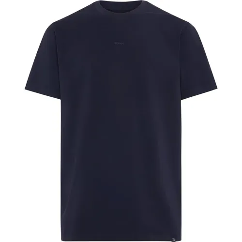 T-Shirt aus Stretch-Supima-Baumwolle , Herren, Größe: L - Boggi Milano - Modalova