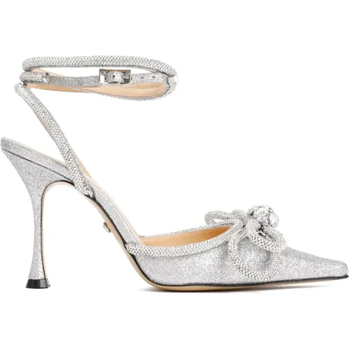 Metallic High Heel Sandals Statement Style , female, Sizes: 5 1/2 UK - Mach & Mach - Modalova