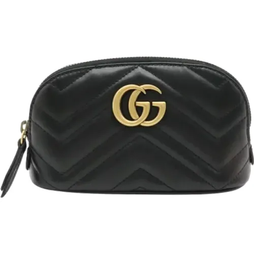 Pre-owned Leather Gucci Marmont , female, Sizes: ONE SIZE - Gucci Vintage - Modalova