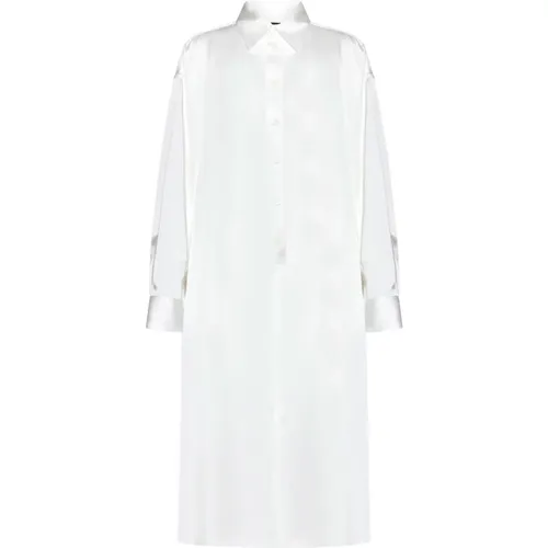 Weiße Kleid mit Gürtel - Fabiana Filippi - Modalova
