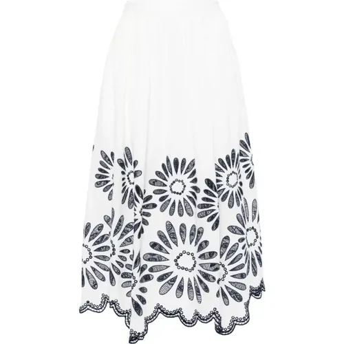 Lace Midi Skirt , female, Sizes: S, XS - Ulla Johnson - Modalova