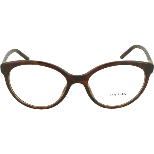 Upgrade deinen Stil mit Modell 08Yv Cat Eye Brille , Damen, Größe: 52 MM - Prada - Modalova