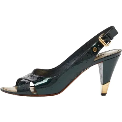 Pre-owned Leather heels , female, Sizes: 5 1/2 UK - Louis Vuitton Vintage - Modalova