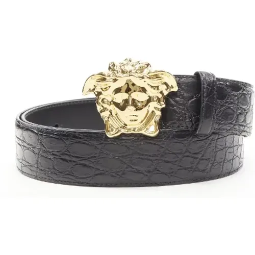 Pre-owned Leather belts , female, Sizes: ONE SIZE - Versace Pre-owned - Modalova