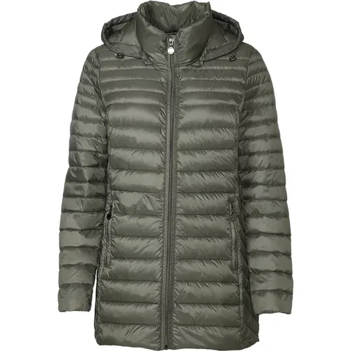 Quilted Light Down Jacket in Hunter , female, Sizes: 3XL, 4XL, XL, 2XL, L - Danwear - Modalova