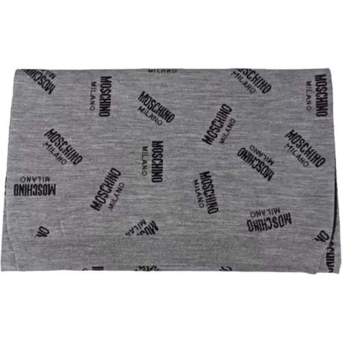 Men`s 35X180 Scarf - Stylish and Versatile , male, Sizes: ONE SIZE - Moschino - Modalova