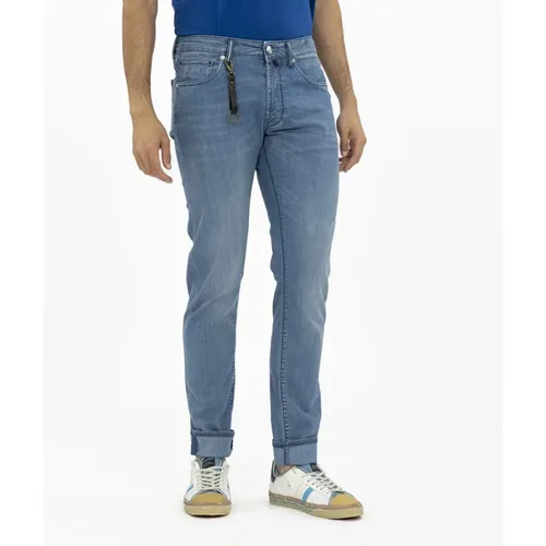 Slim-fit Jeans , male, Sizes: W32, W34 - Incotex - Modalova