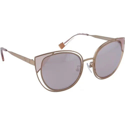 Iconic Mirror Lens Sunglasses Special Offer , female, Sizes: 54 MM - Furla - Modalova