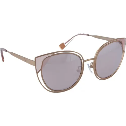 Ikonoische Spiegelglas Sonnenbrille Sonderangebot - Furla - Modalova