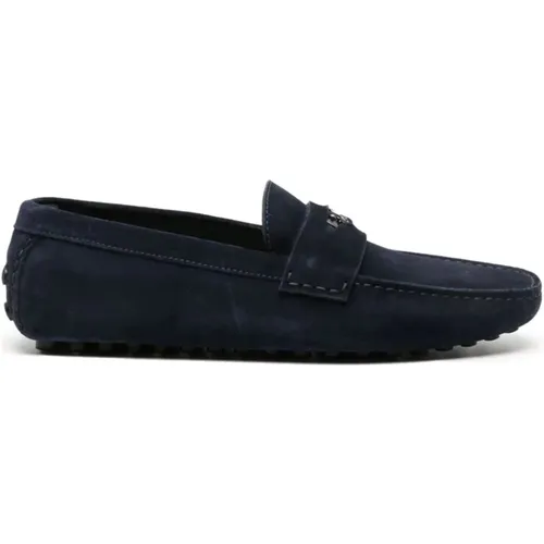 Leather Loafers Casual Flats , male, Sizes: 11 UK, 12 UK, 9 1/2 UK - Roberto Cavalli - Modalova